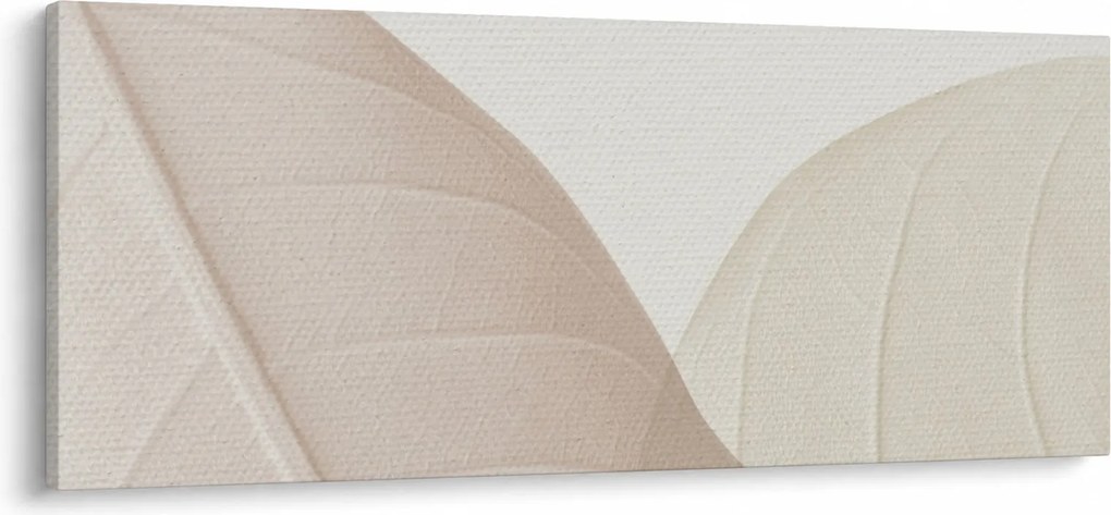 Obraz - Texturované listy (120x50 cm)