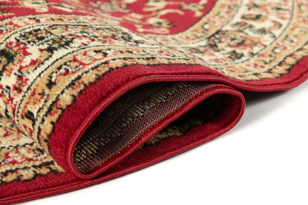 TA Koberec F740A ČERVENÝ ATLAS PP OV Rozmer: 200x300 cm