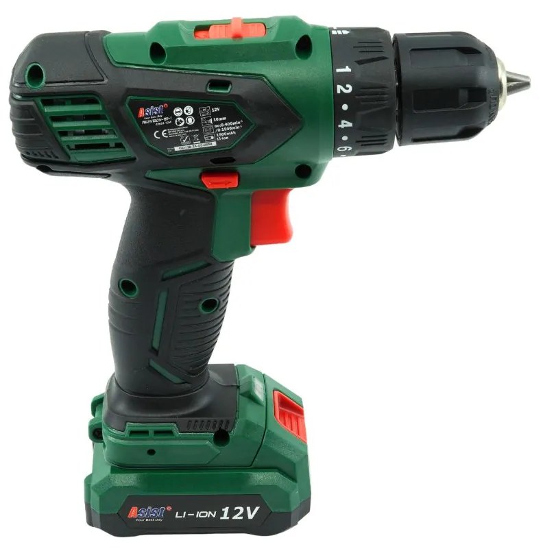 ASIST Aku vŕtačka 12V Li-Ion, 2-rýchlostná