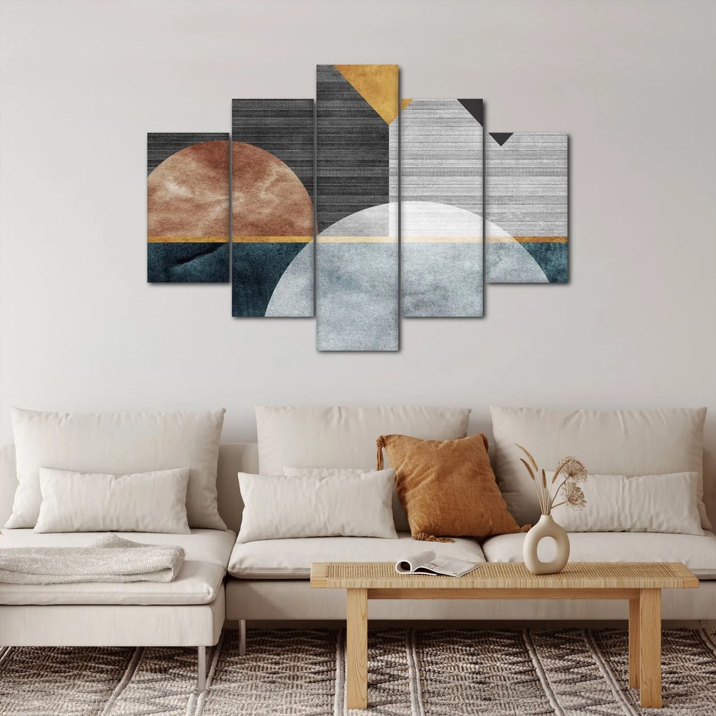 Obraz - Tvary a textúry (150x105 cm)