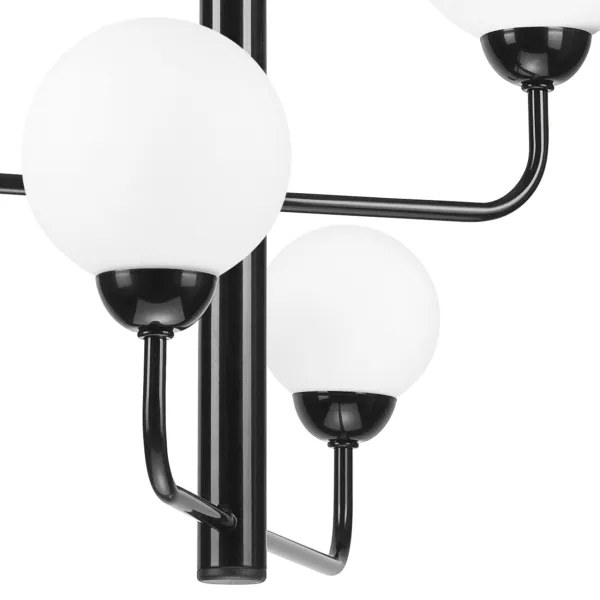 Luster na reťazi OSCAR 6xG9/5W/230V čierna