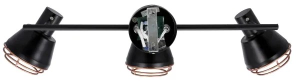 Bodové svietidlo NERIA 3xE14/40W/230V čierna/medená