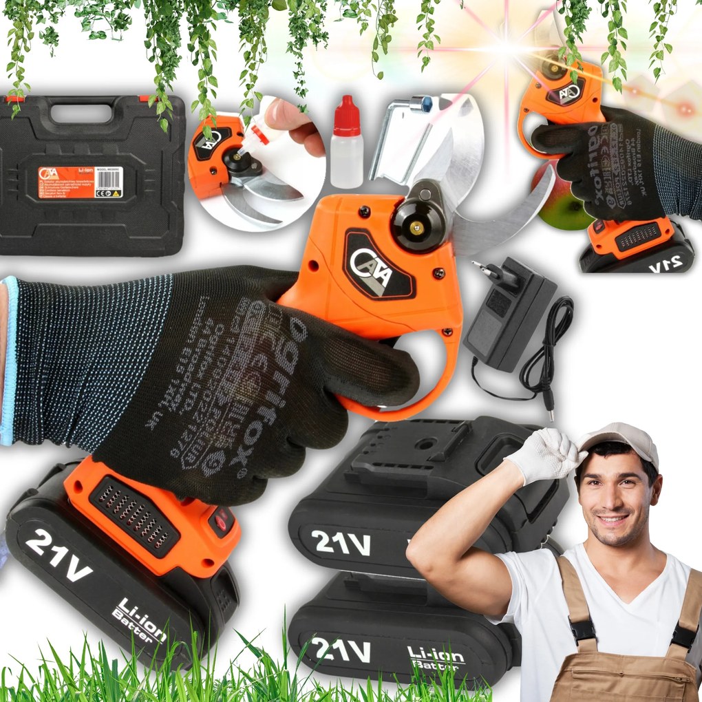 Záhradné Akumulátorové Nožnice Na Konáre Kríkov, Ľahké Darčeky!