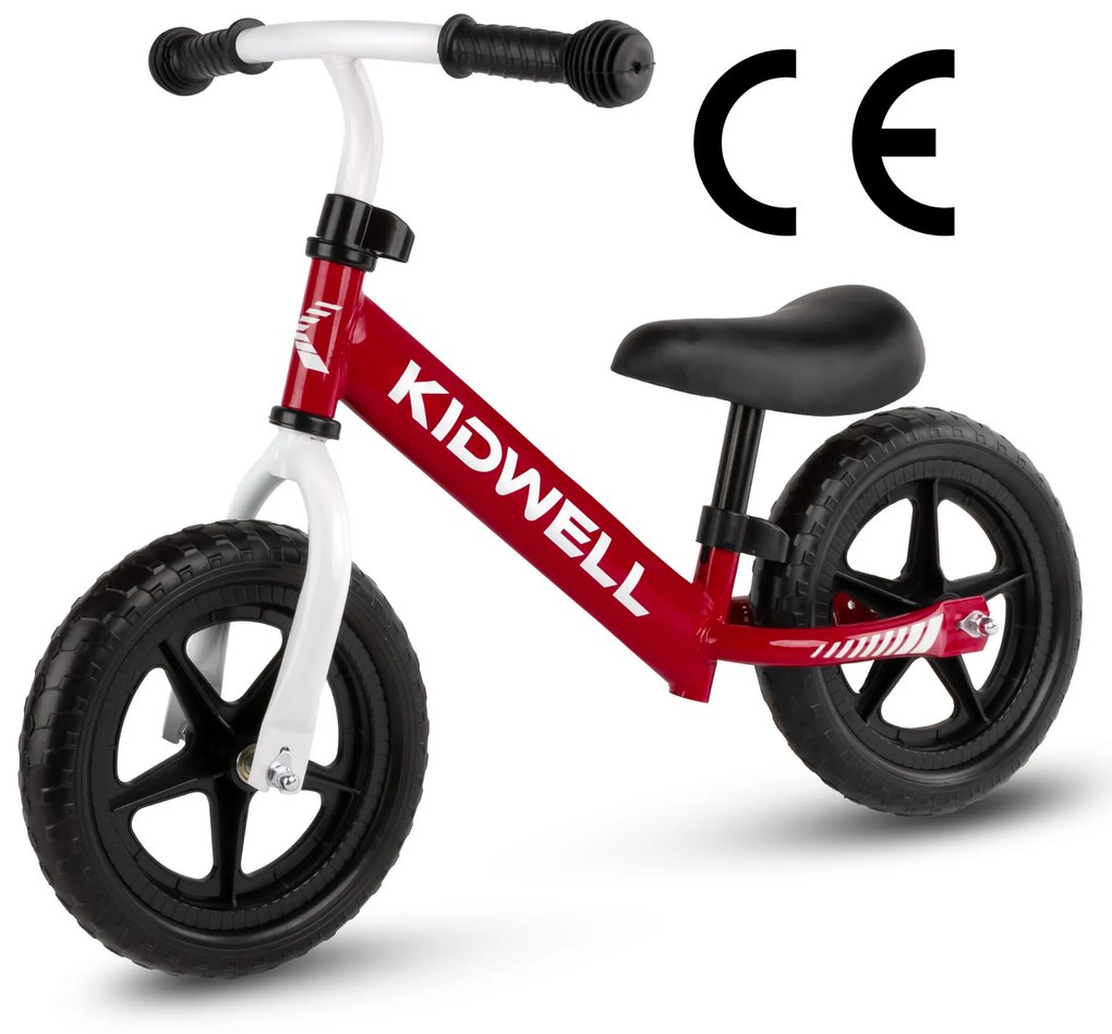 Detský balančný bicykel Kidwell REBEL 12" s EVA kolesami a ložiskami