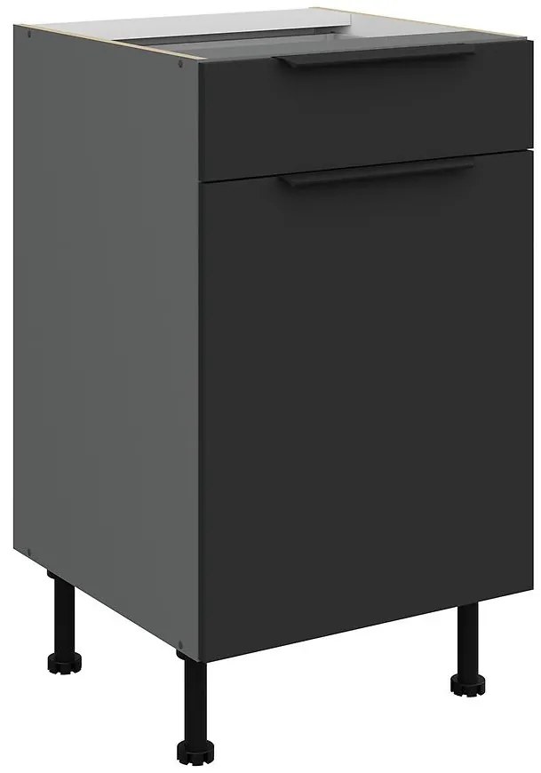 Kuchynská skrinka Aria-Bl/Ant Anti Fingerprint 50d 1f 1s Bb