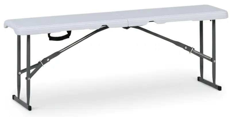 Skladacia cateringová záhradná lavica, 1185 x 260 x 430 mm