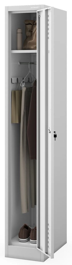 Pracovná kovová skriňa BHP sivá: KACPER II 1 Plus