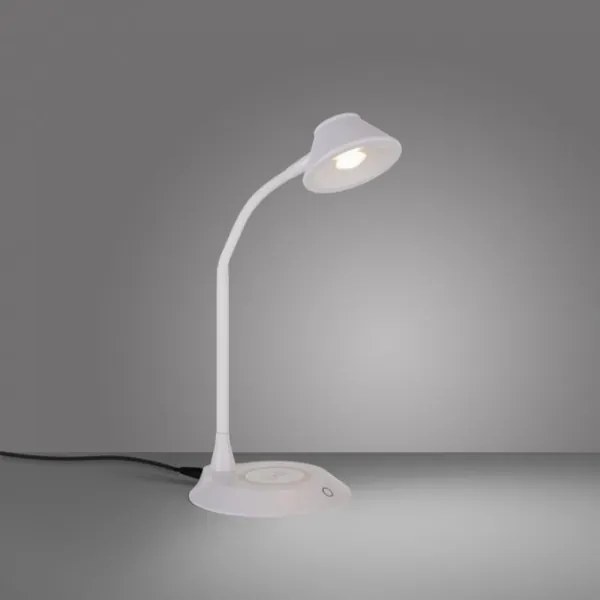 JUST LIGHT. 14414-16 -LED stmievateľná stolná lampa s nabíjaním PUCKI LED/4,5W/230V biela