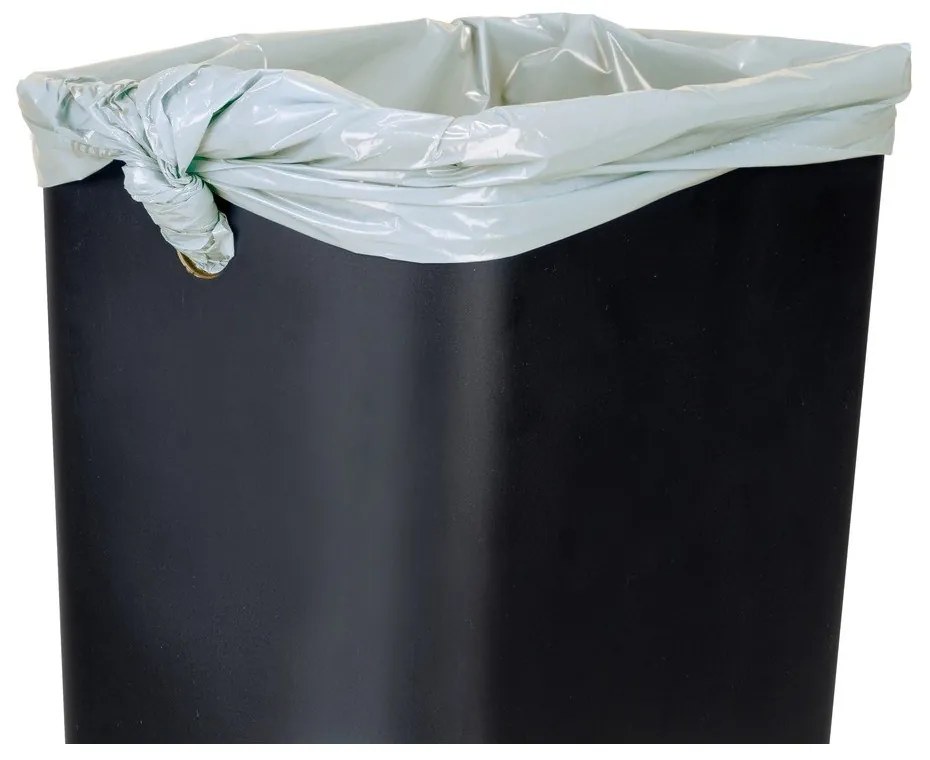 Matne čierny pedálový oceľový odpadkový kôš 20 l Design – Wenko