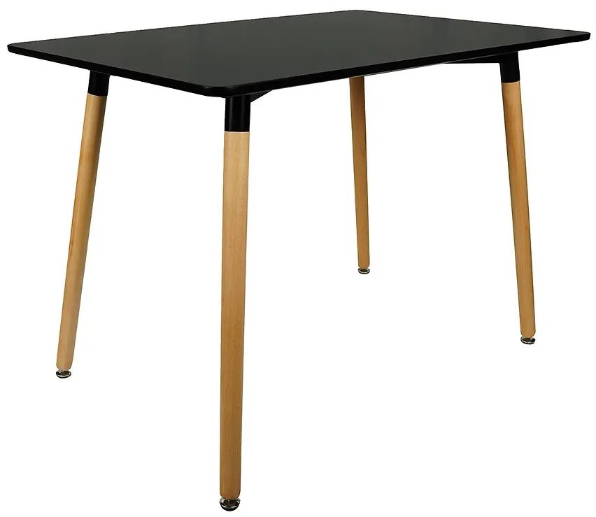 Stôl Bergen 120 čierna