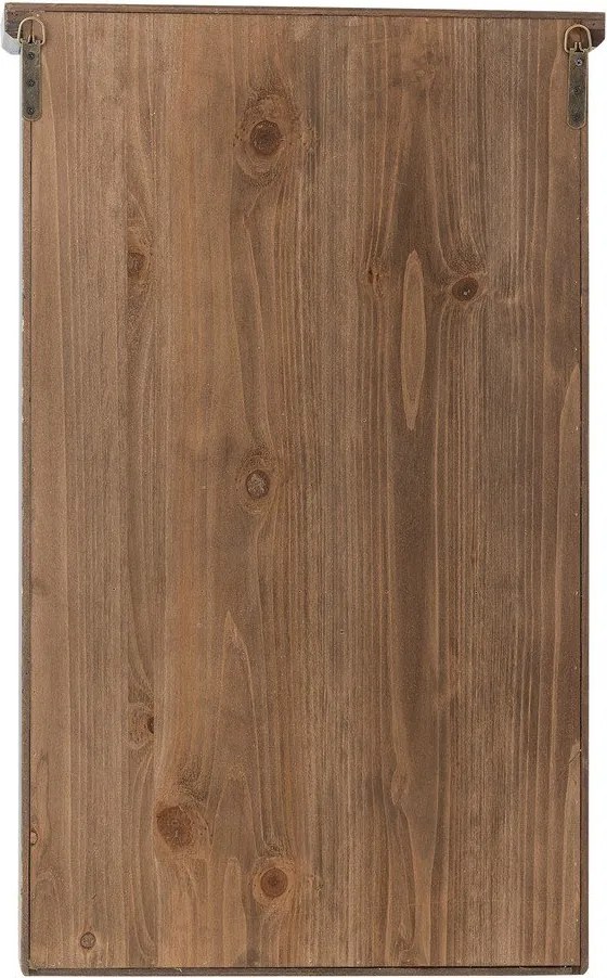 Čierna závesná vitrína z jedlového dreva 50x80x14 cm Hazem – Bloomingville