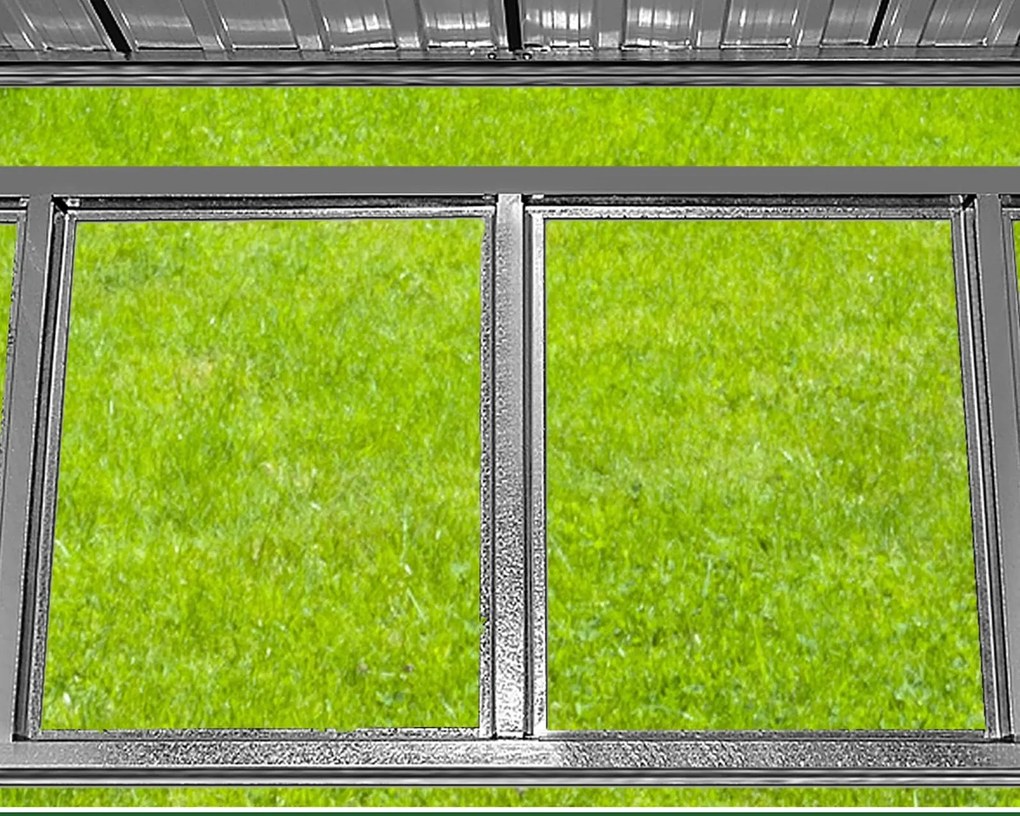 Záhradný domček na náradie L, 196x122x182cm, zelená Gardebruk