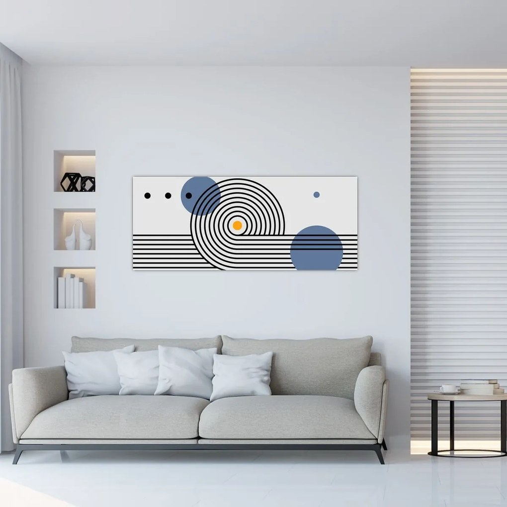 Obraz - Minimalistická abstrakcia N⁰1 (120x50 cm)