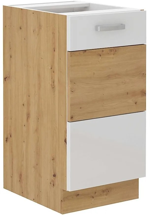 Skrinka do kuchyne ARTISAN biela lesklá 40D 1F BB