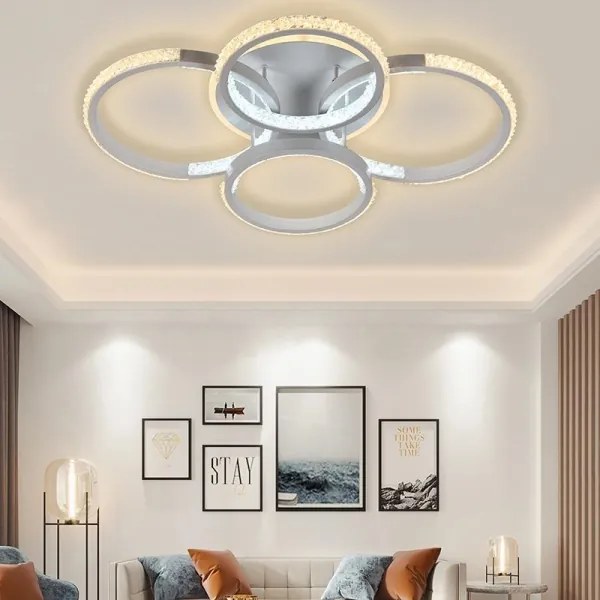 LED Stmievateľný prisadený luster LED/80W/230V 3000-6500K + DO