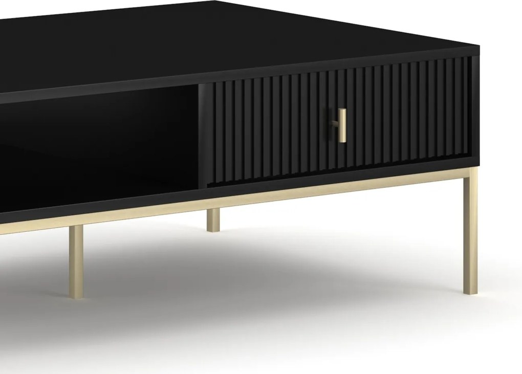 Konferenční stolek Maggiore 104 cm černý/zlatý II