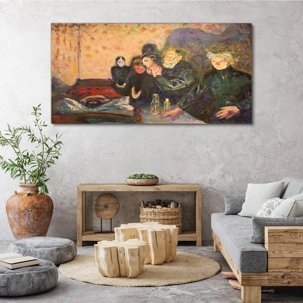 Obraz na skle Smrť edvard munch