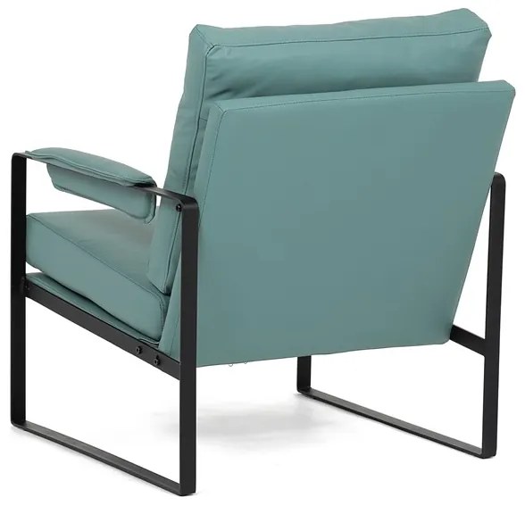 Autronic BONTEC Kreslo, modrá, ekokoža, AK-282 BLUE Farba: Modrá