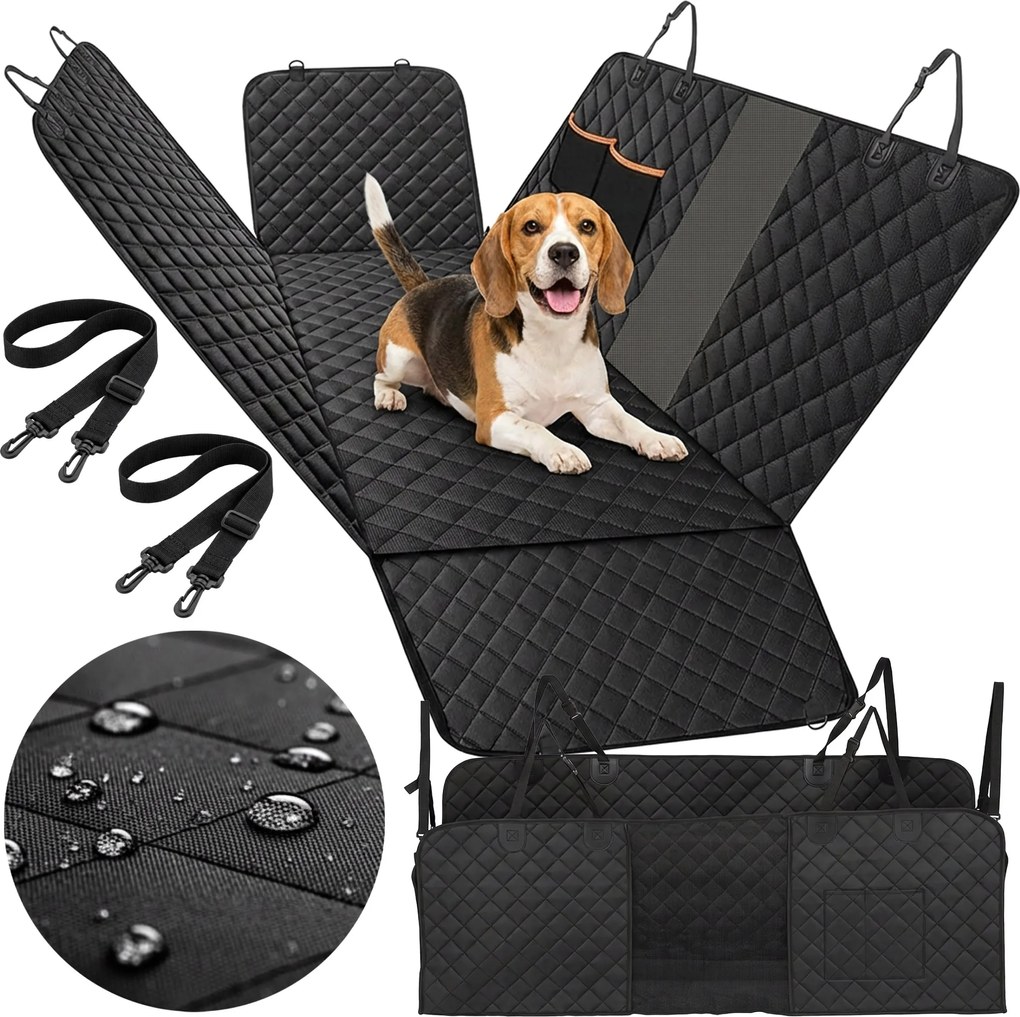 Podložka do auta pro psy GOLDEN černá