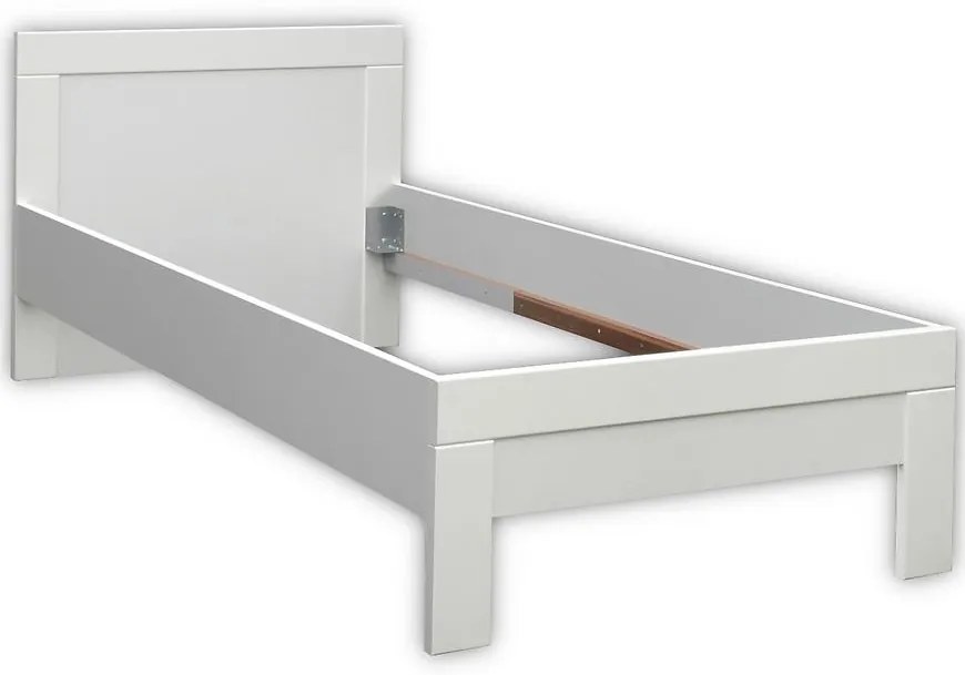 Posteľ Snow 96X200 SNWL09 biely mat