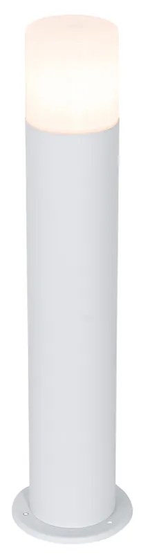 Stojanové vonkajšie svietidlo biele s opálovým tienidlom 50 cm - Odense