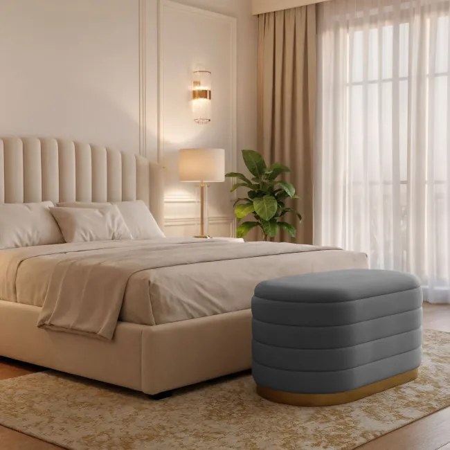 Taburetka BELLA grafitová