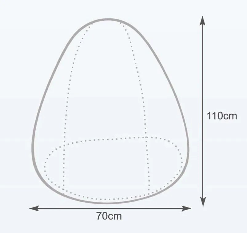 INTERMEDIC Sedací Vak SAKO , Ekokoža/Polyester,220L - E07 - Fialová (ekokoža)