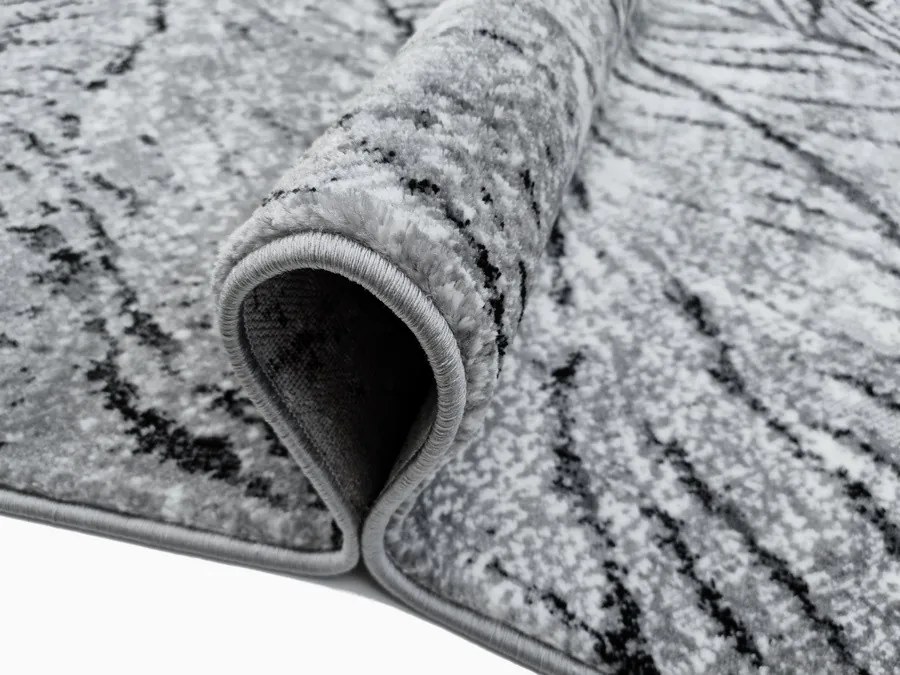 DC Koberec Lapiso SOFT 400 sivá čierna Rozmer: 120×170 cm