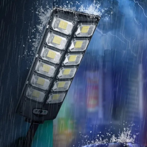 Solárna pouličná LED lampa 420 diód