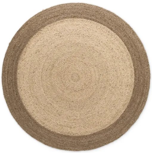 Koberec Hanse Home Looma naturálny / krémový / sivý kruh