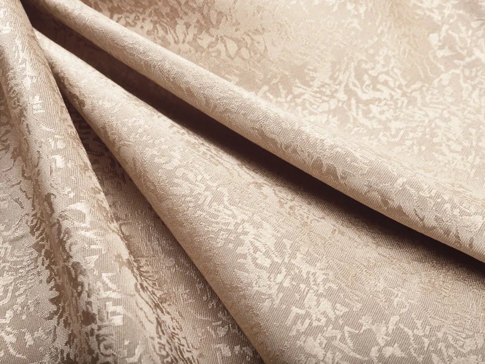 Biante Teflónový štvorcový obrus TF-097 Venezia púdrovo béžový 140x140 cm