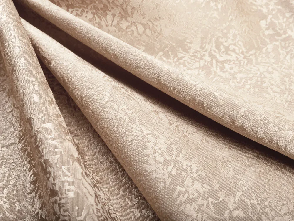 Biante Veľký teflónový oválny obrus TF-097 Venezia púdrovo béžový 180x220 cm