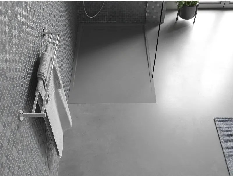 Mexen Amon, SMC obdĺžniková sprchová vanička 120 x 90 cm, šedá, 4F619012