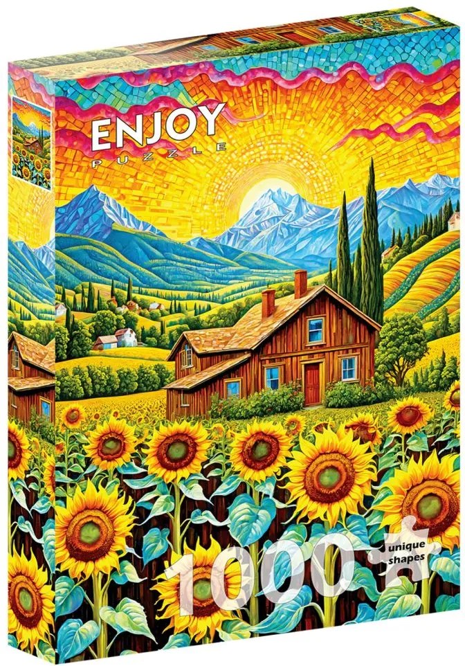 Enjoy Puzzle Slnečnicový dom 1000 dielikov