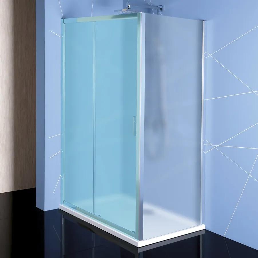 Polysan, EASY LINE sprchová bočná stena 900mm, sklo BRICK, EL3338