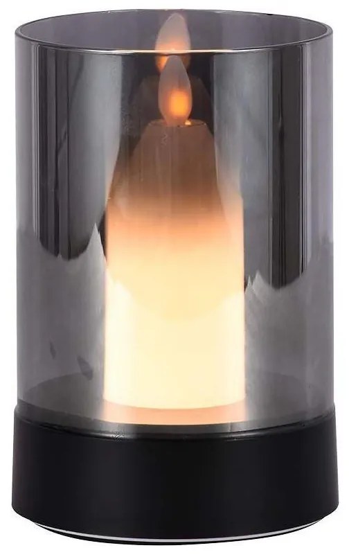 LED Stolná nabíjacia lampa LED/2W/5V 3000K čierna