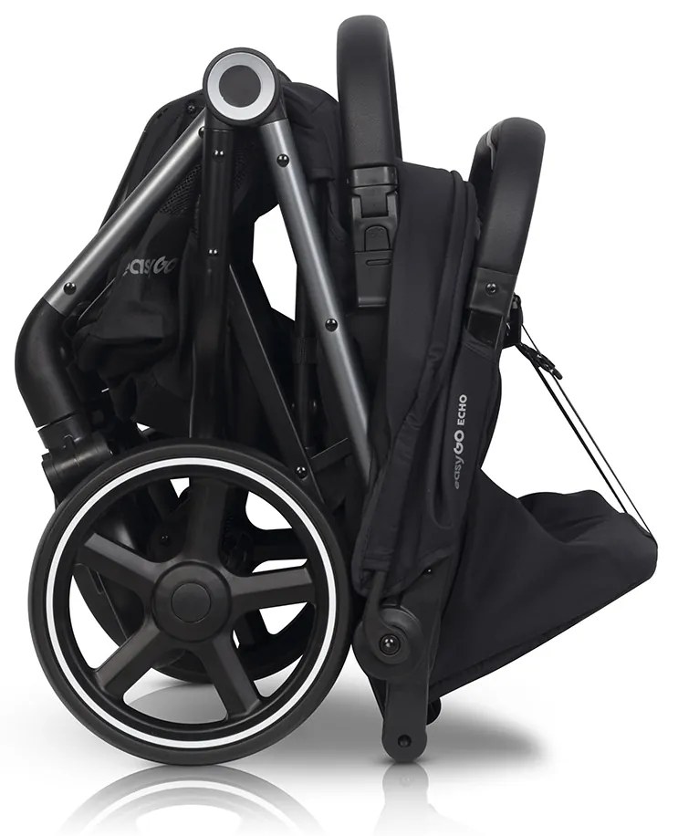 Súrodenecký kočík EasyGo Echo Ebony Black