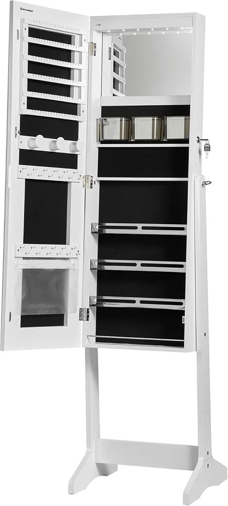 Šperkovnica SONGMICS s LED osvetlením JJC012W01