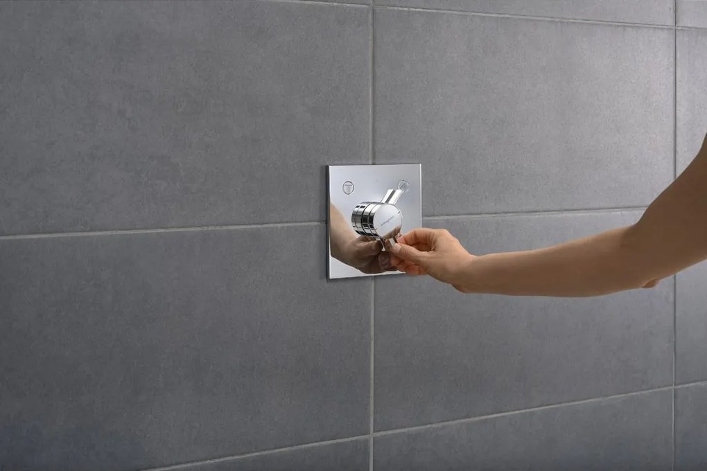 Hansgrohe DuoTurn E, batéria pod omietku pre 2 spotrebiče, chrómová, HAN-75417000