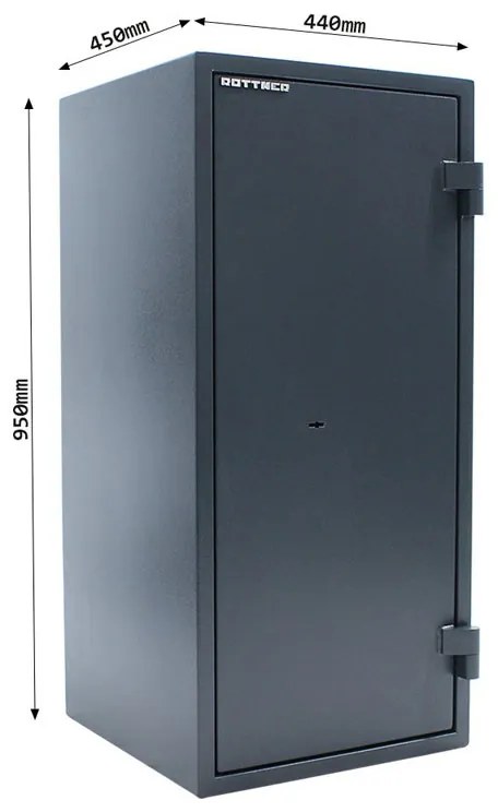 Rottner Ohňovzdorný nábytkový trezor FIRE HERO 100, 950 x 440 x 450 mm, mechanický - na kľúč