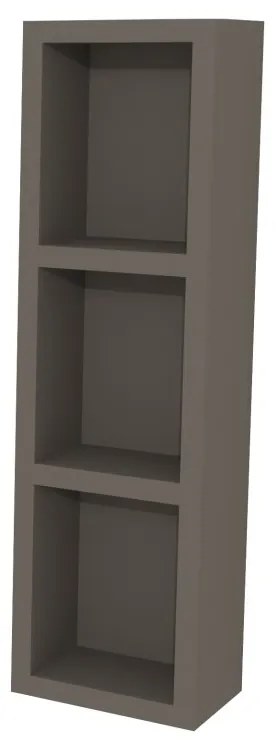 Mereo Aira, kúpeľňová skrinka 20 cm, horná, policová, Multidecor, Lávovo sivá, MER-CN796SLAS1
