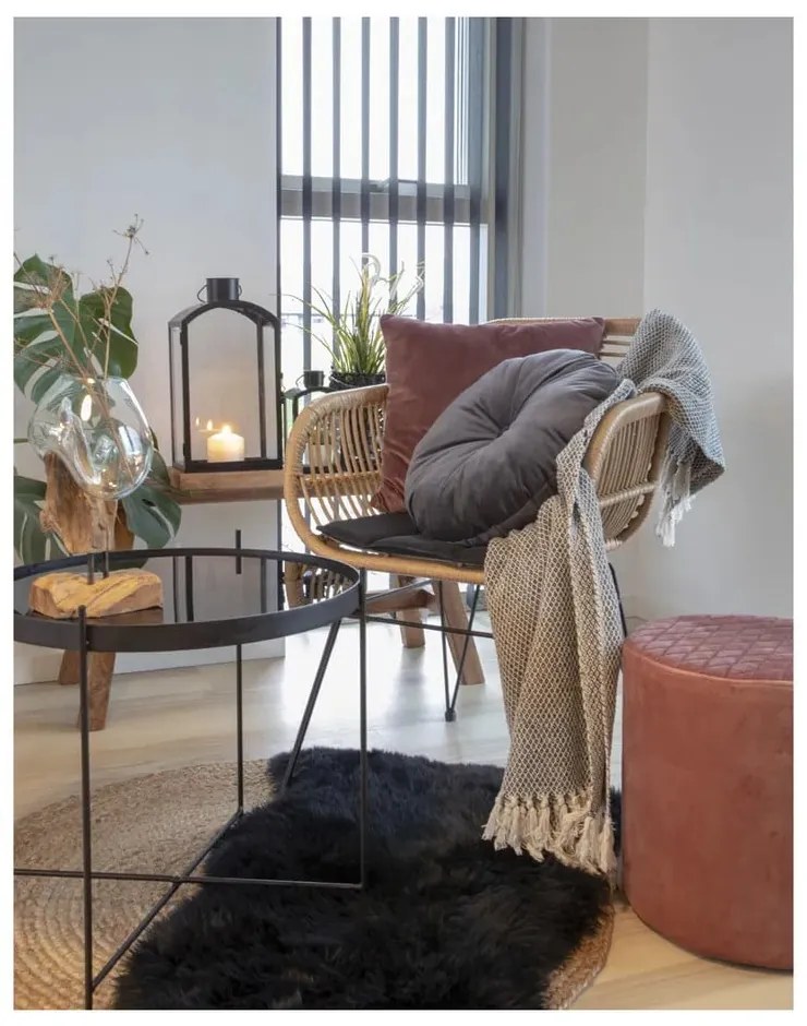 Čierna ovčia kožušina House Nordic