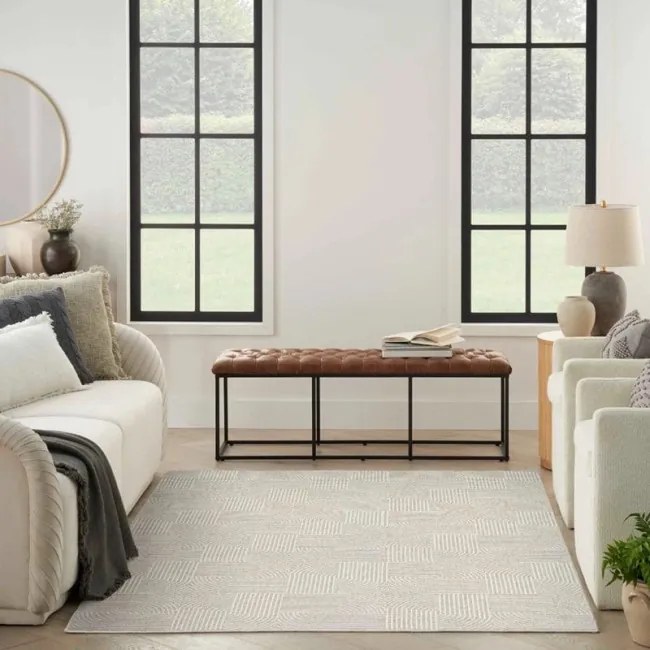 Koberec NATURAL TEXTURE béžový / slonia kosť