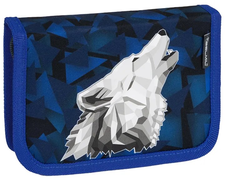 Školský set BELMIL Wolf Mosaic Grey