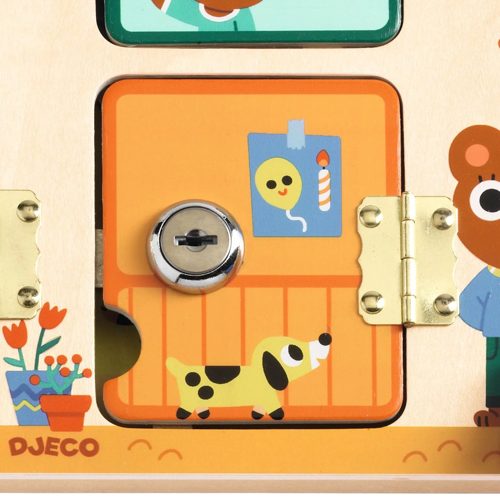 Domček so zámkami - mačička slávi narodeniny