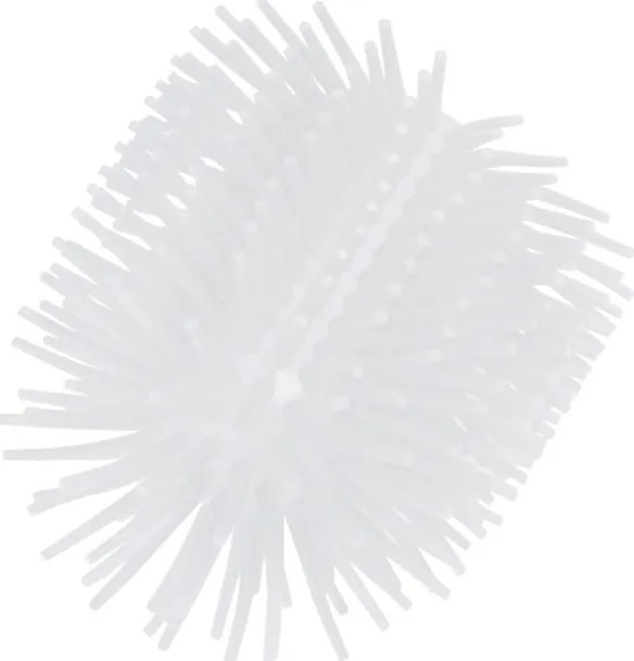 Erga Silka, náhradná silikónová hlava pre WC kefu, biela, ERG-YKA-V.KBWC-SILKA