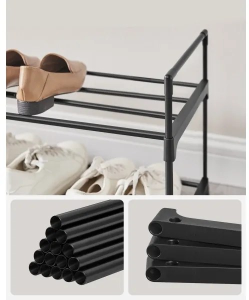 Botník ALVORO čierna