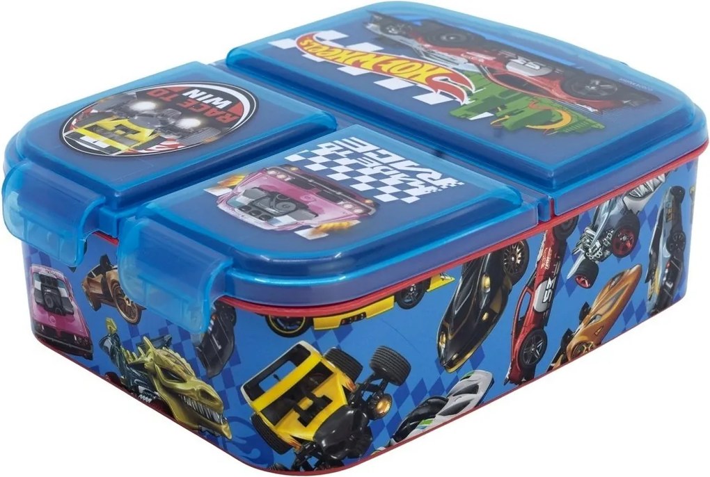Multibox na desiatu Hot Wheels s 3 priehradkami