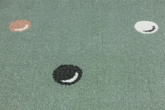 Koberec Lima C275b zelený / krémový