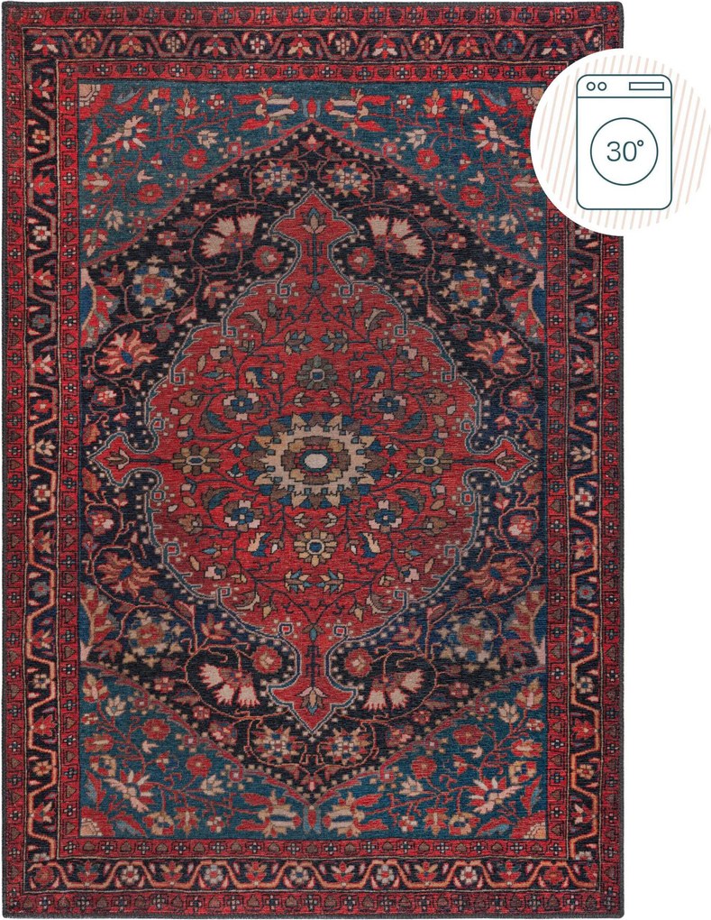 XXXLutz TKANÝ KOBEREC, 152/230 cm červená Flair Rugs - Online Only bytové doplnky - 003165039802